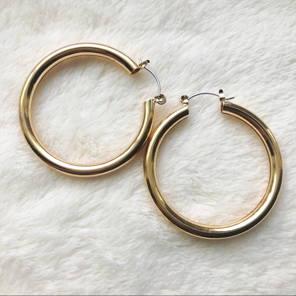 Chunky Hoop Earrings